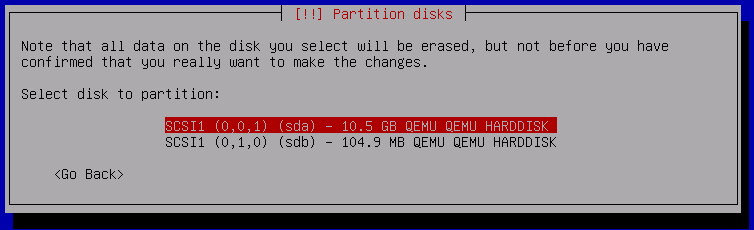 Debian 8 Volume Selection